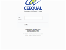 Tablet Screenshot of ceequalonline.com